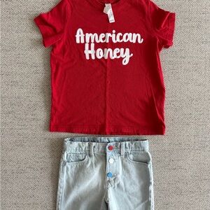 Girls 4th of July outfit